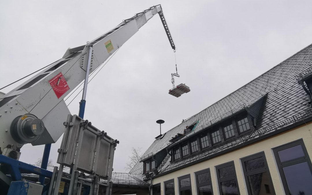 Unser neues Projekt: Dämm- und Zimmererarbeiten am zukünftigen Gesundheitszentrum in Ruschberg 